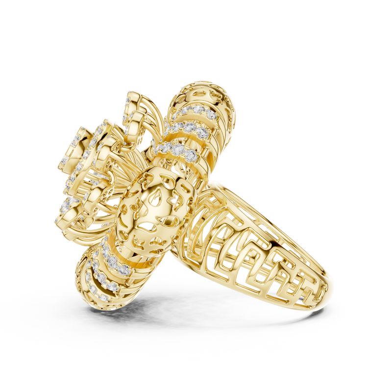Ladies Ring 1280@7 - Yellow Gold - Image