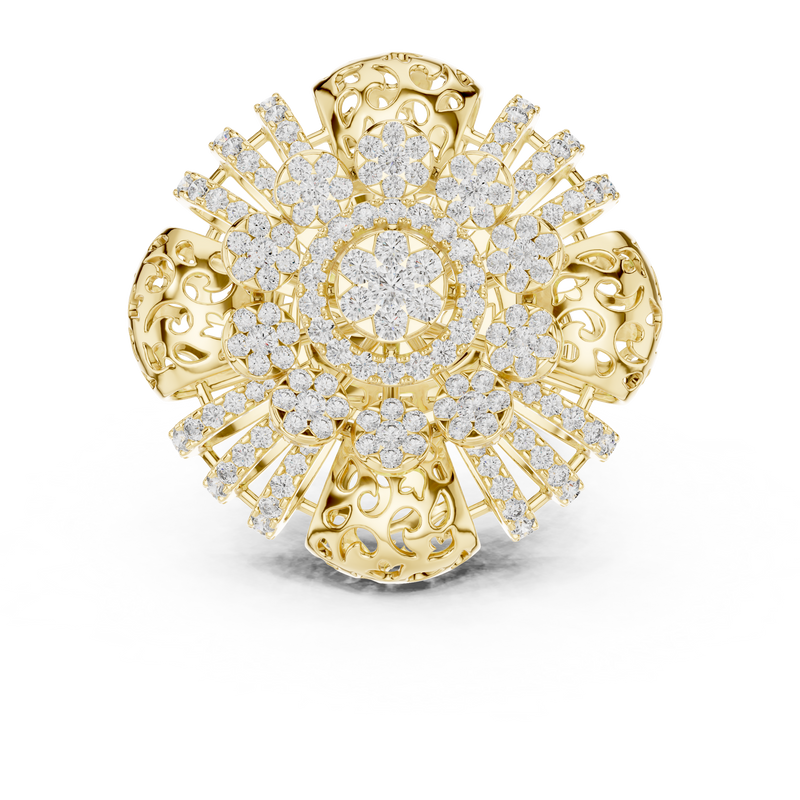 Ladies Ring 1280@7 - Yellow Gold - Image