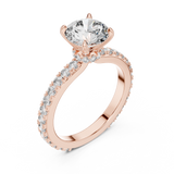 Ladies Ring 1293@7 - Rose Gold - Image