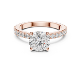 Ladies Ring 1293@7 - Rose Gold - Image