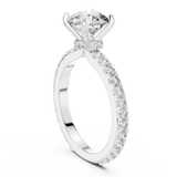 Ladies Ring 1293@7 - White Gold - Image