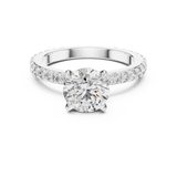 Ladies Ring 1293@7 - White Gold - Image