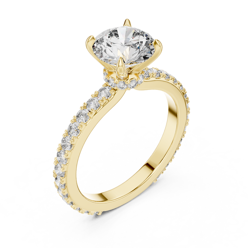 Ladies Ring 1293@7 - Yellow Gold - Image