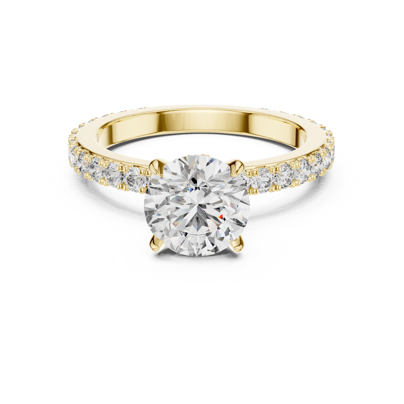 Ladies Ring 1293@7 - Yellow Gold - Image