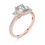 Ladies Ring 1296@7 - Rose Gold - Image