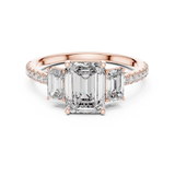 Ladies Ring 1296@7 - Rose Gold - Image