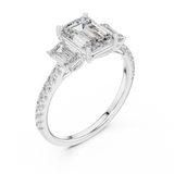 Ladies Ring 1296@7 - White Gold - Image