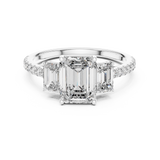 Ladies Ring 1296@7 - White Gold - Image