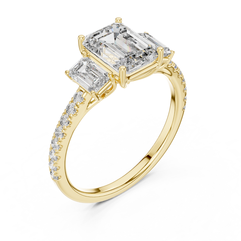 Ladies Ring 1296@7 - Yellow Gold - Image