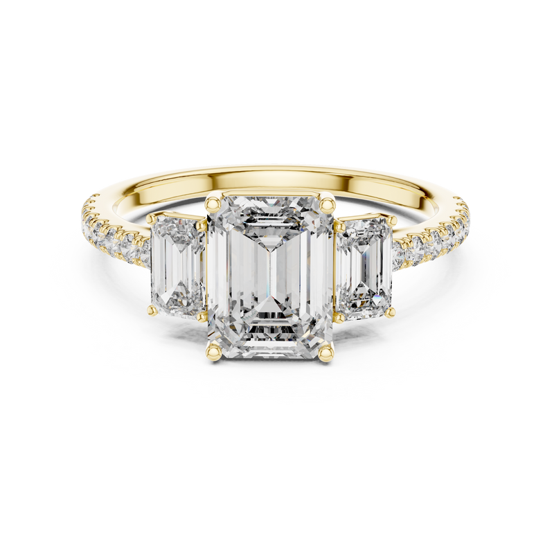 Ladies Ring 1296@7 - Yellow Gold - Image