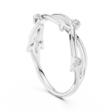 Ladies Ring 12#10022@L - White Gold - Image