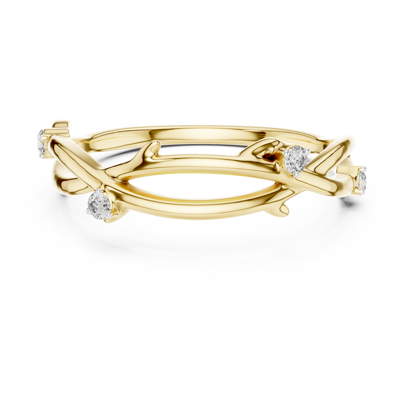 Ladies Ring 12#10022@L - Yellow Gold - Image