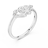 Ladies Ring 12#10023@L@7 - White Gold - Image