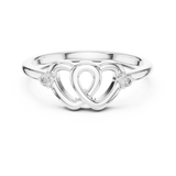 Ladies Ring 12#10023@L@7 - White Gold - Image