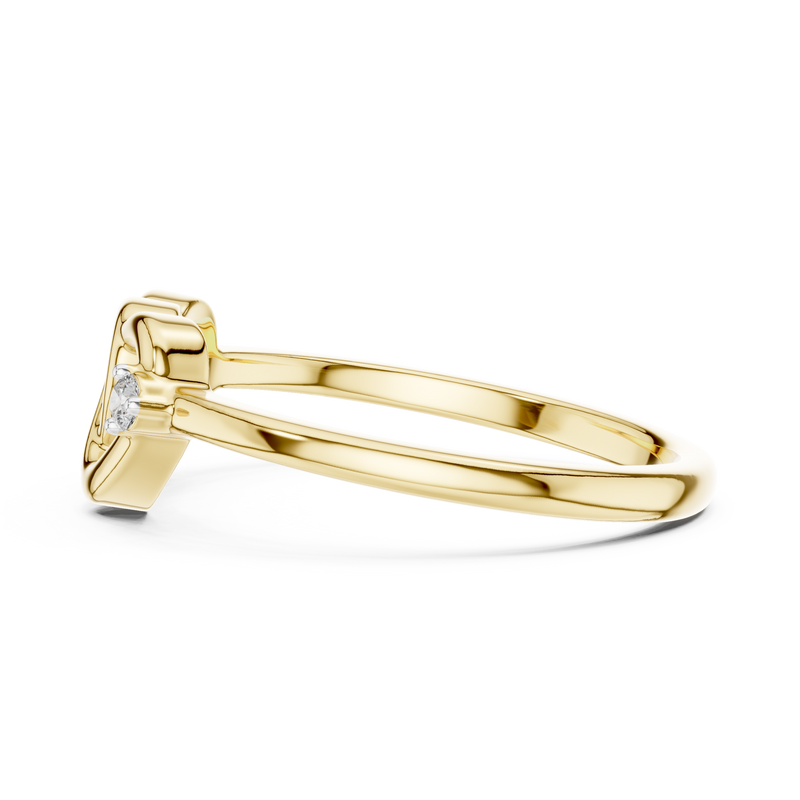 Ladies Ring 12#10023@L@7 - Yellow Gold - Image