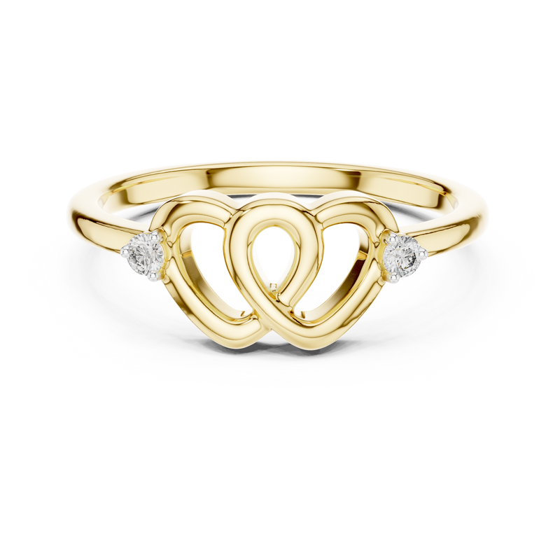 Ladies Ring 12#10023@L@7 - Yellow Gold - Image