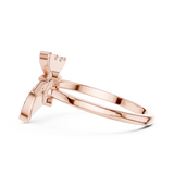 Ladies Ring 12#10024@L - Rose Gold - Image