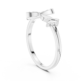 Ladies Ring 12#10024@L - White Gold - Image