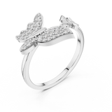 Ladies Ring 12#10024@L - White Gold - Image