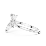 Ladies Ring 12#10024@L - White Gold - Image