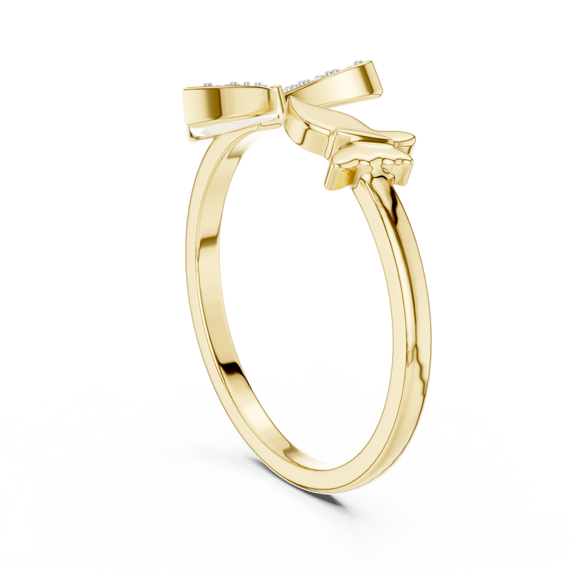 Ladies Ring 12#10024@L - Yellow Gold - Image