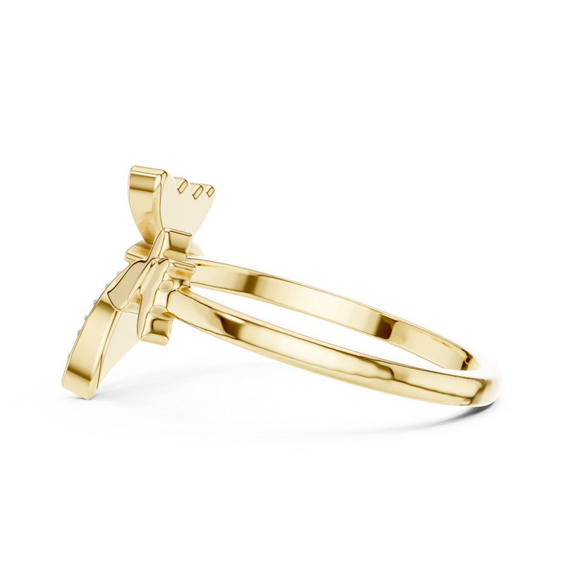 Ladies Ring 12#10024@L - Yellow Gold - Image