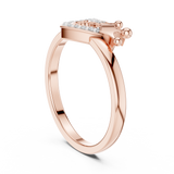 Ladies Ring 12#10025@L - Rose Gold - Image