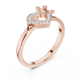 Ladies Ring 12#10025@L - Rose Gold - Image