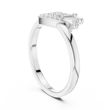 Ladies Ring 12#10025@L - White Gold - Image