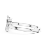 Ladies Ring 12#10025@L - White Gold - Image