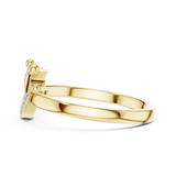 Ladies Ring 12#10025@L - Yellow Gold - Image