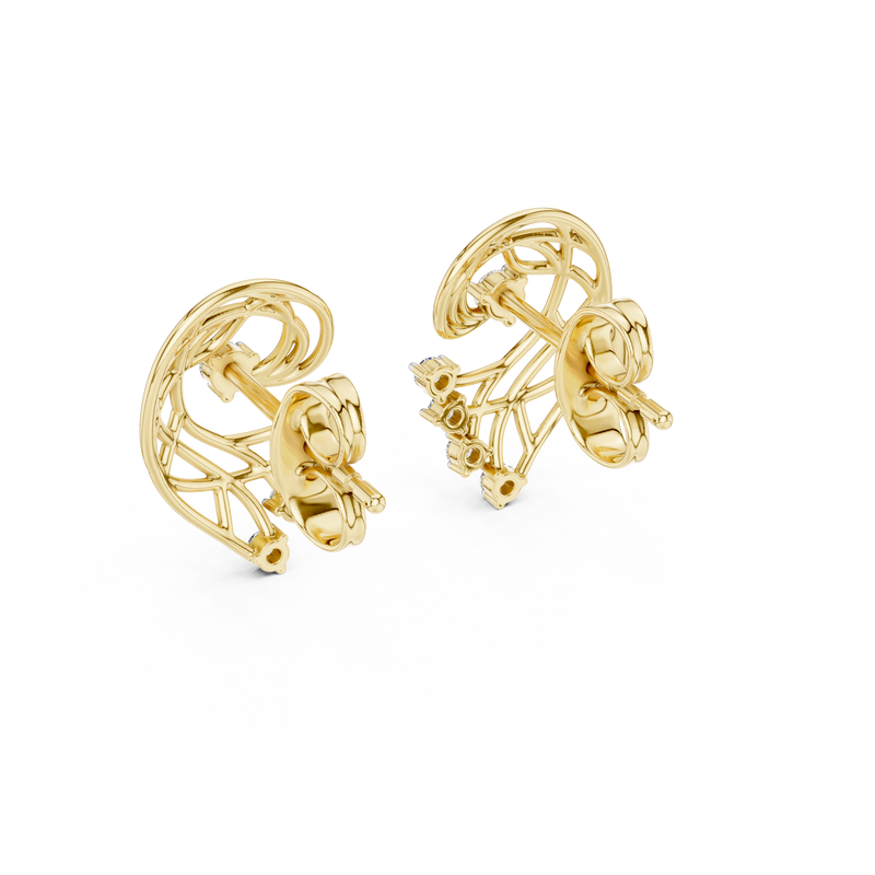 Earring 12#10026@E@7 - Yellow Gold - Image