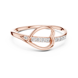 Ladies Ring 12#10026@L - Rose Gold - Image