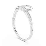 Ladies Ring 12#10026@L - White Gold - Image