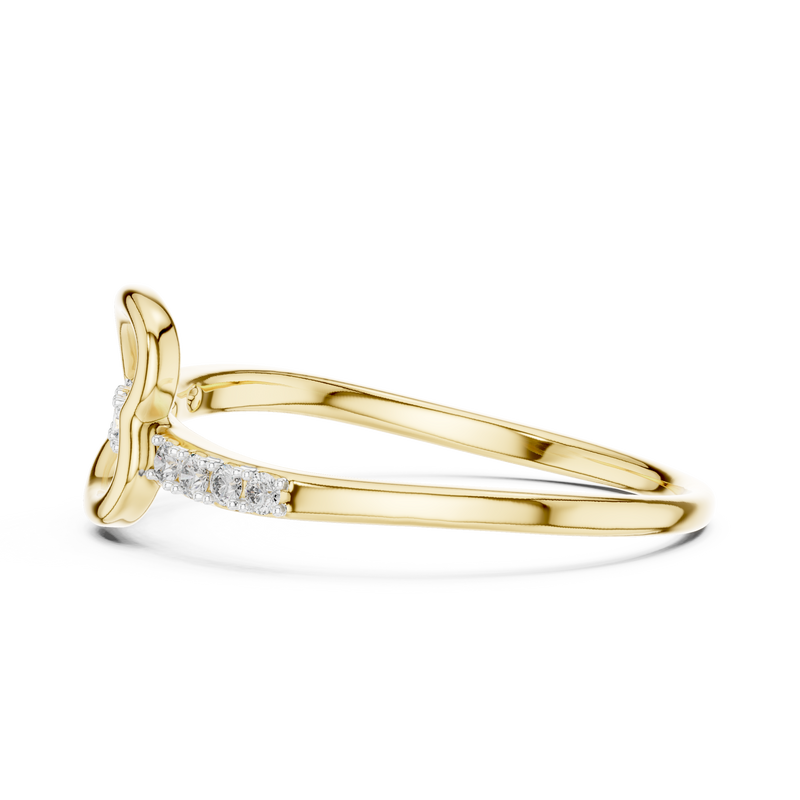 Ladies Ring 12#10026@L - Yellow Gold - Image
