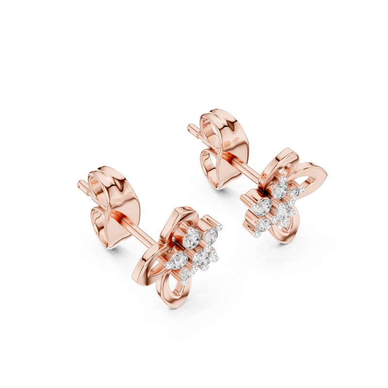 Earring 12#10027@E@7 - Rose Gold - Image