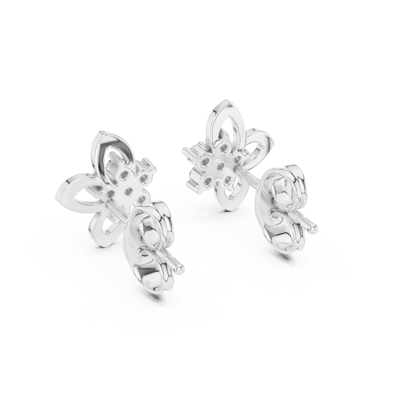Earring 12#10027@E@7 - White Gold - Image