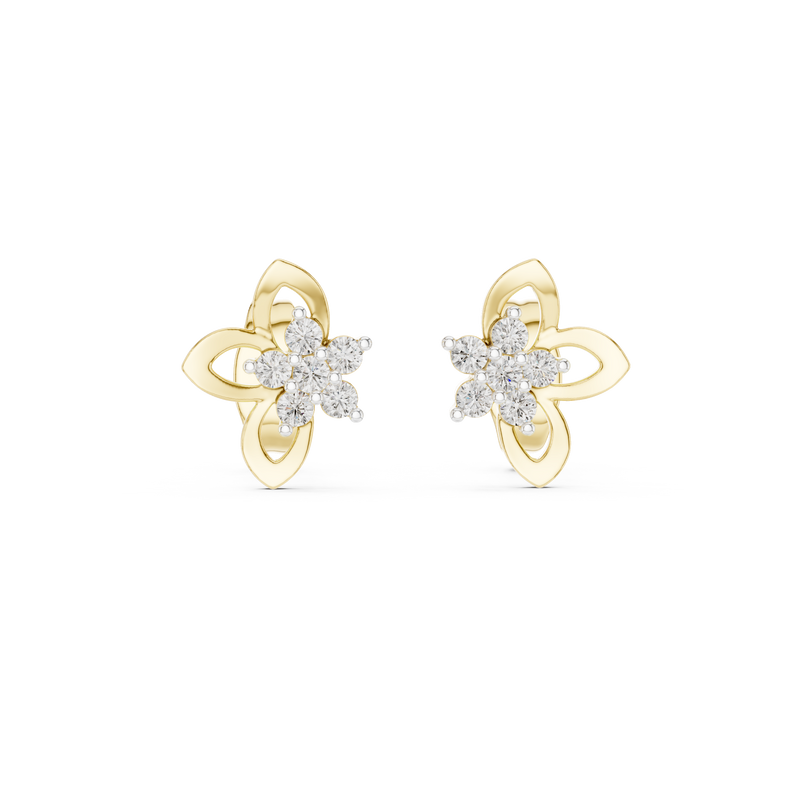 Earring 12#10027@E@7 - Yellow Gold - Image