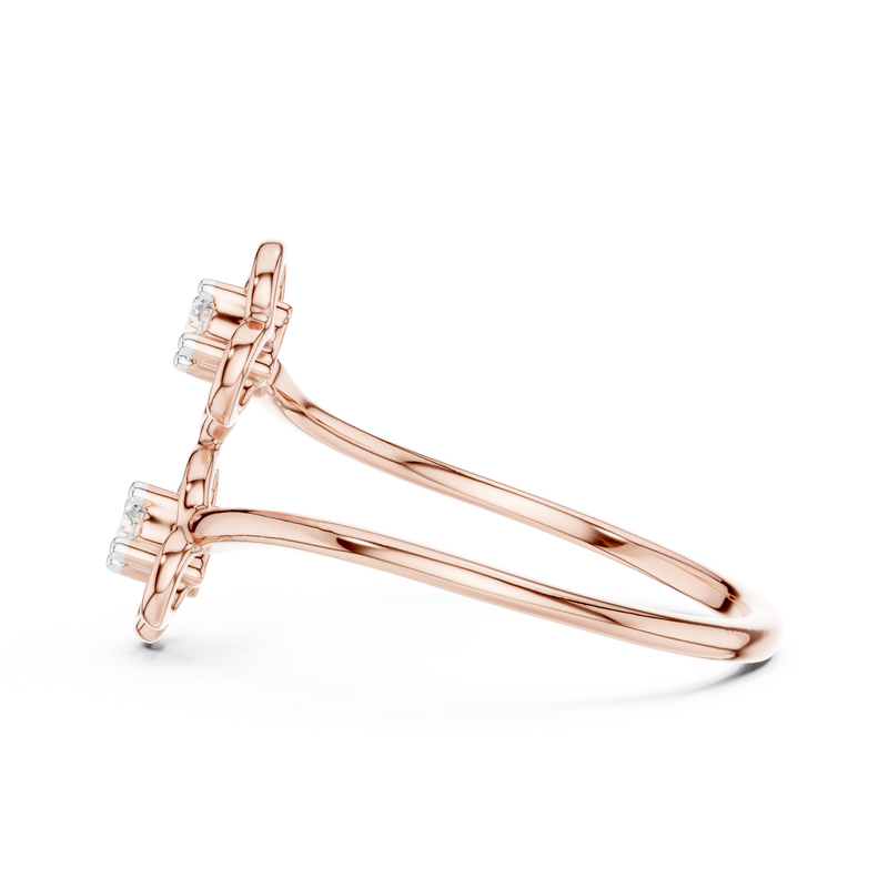 Ladies Ring 12#10027@L - Rose Gold - Image