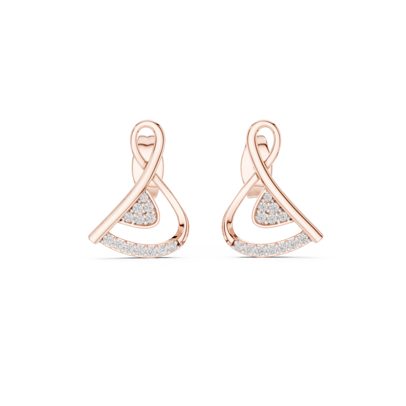 Earring 12#10028@E - Rose Gold - Image