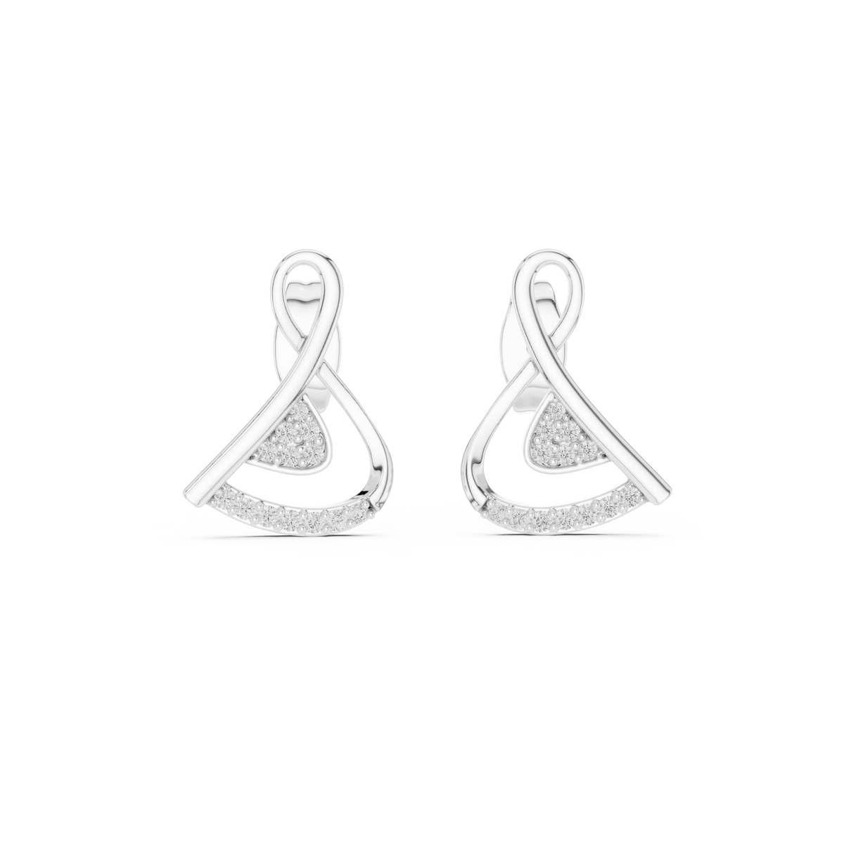 Earring 12#10028@E - White Gold - Image