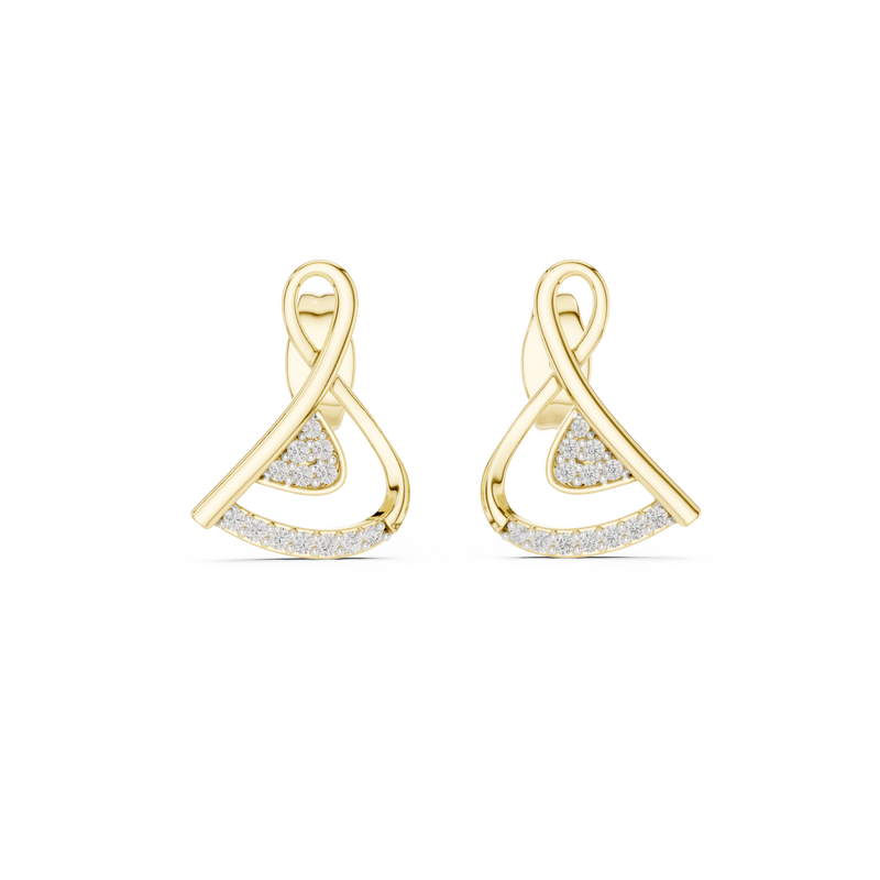 Earring 12#10028@E - Yellow Gold - Image