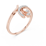 Ladies Ring 12#10028@L - Rose Gold - Image