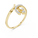Ladies Ring 12#10028@L - Yellow Gold - Image