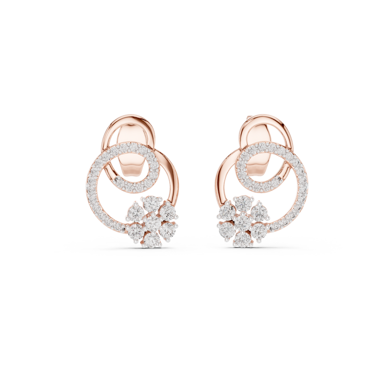 Earring 12#10029@E@7 - Rose Gold - Image