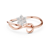 Ladies Ring 12#10029@L@7 - Rose Gold - Image