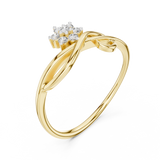 Ladies Ring 12#10029@L@7 - Yellow Gold - Image