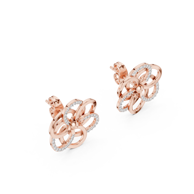 Earring 12#10030@E@7 - Rose Gold - Image