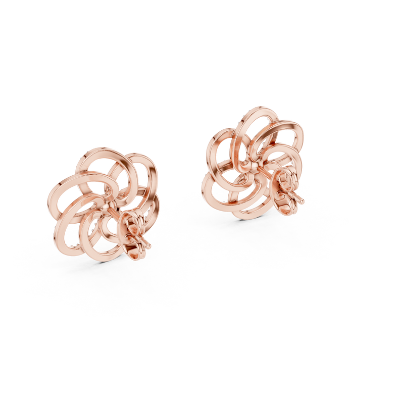 Earring 12#10030@E@7 - Rose Gold - Image
