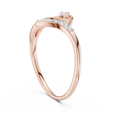 Ladies Ring 12#10030@L - Rose Gold - Image